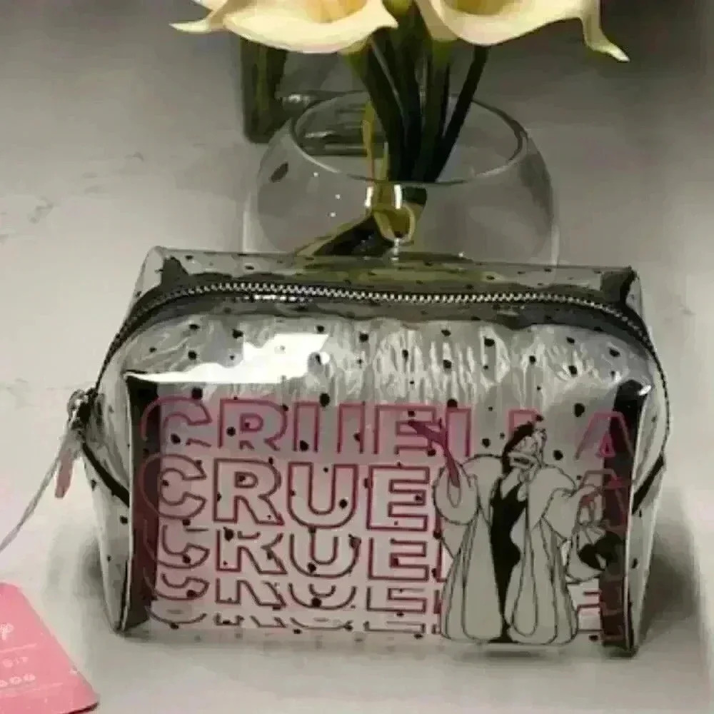 Disney Skinnydip London Cruella - 101 Dalmatians - Cosmetic Bag NWT!